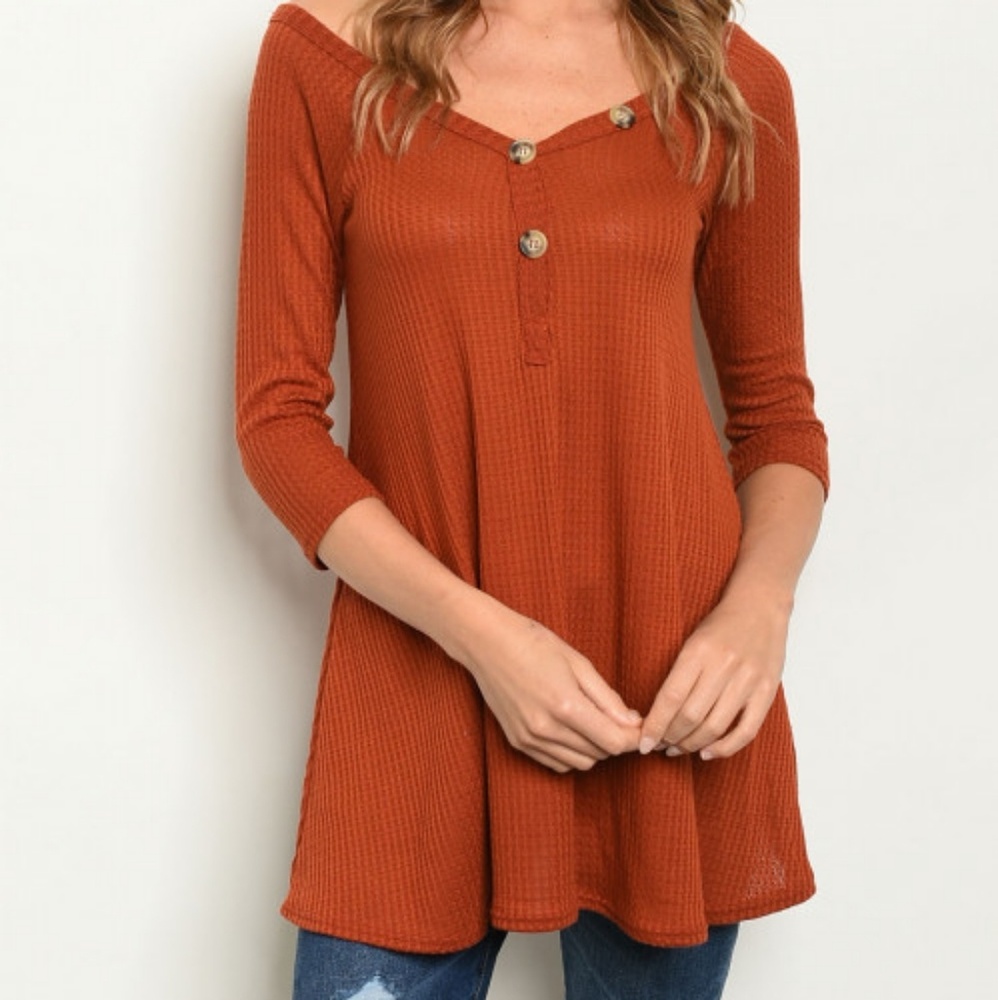 Sami  waffle knit tunics - Picture 3 of 4